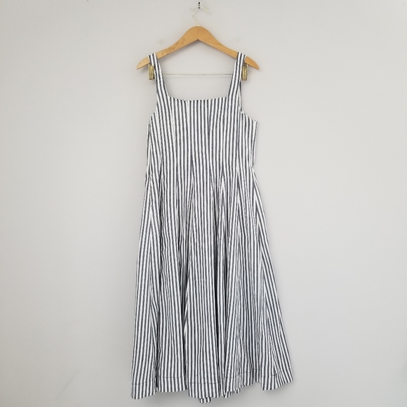 Anthropologie Maeve Fowler Striped Midi Dress - Picture 3 of 11